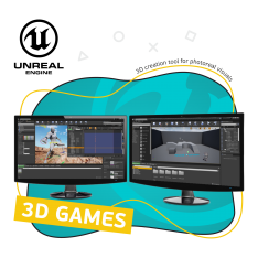 Unreal Engine 4. Игровой движок - КИБЕРшкола программирования для детей, компьютерные курсы для школьников, начинающих и подростков - KIBERone г. Новоалтайск