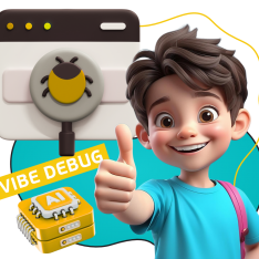 Тестирование & Vibe Debug. Охотники за багами - КИБЕРшкола программирования для детей, компьютерные курсы для школьников, начинающих и подростков - KIBERone г. Новоалтайск
