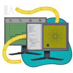 Исполнители чертежник и черепашка - КИБЕРшкола программирования для детей, компьютерные курсы для школьников, начинающих и подростков - KIBERone г. Новоалтайск