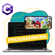Программирование на C#. Удивительный мир 2D-игр - КИБЕРшкола программирования для детей, компьютерные курсы для школьников, начинающих и подростков - KIBERone г. Новоалтайск