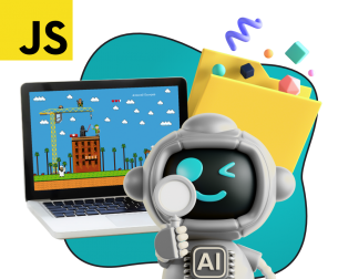 Язык программирования JavaScript + AI. Проектное обучение + геймификация + AI-помощники - КИБЕРшкола программирования для детей, компьютерные курсы для школьников, начинающих и подростков - KIBERone г. Новоалтайск