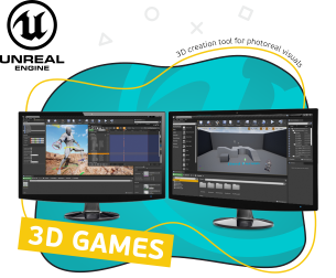 Unreal Engine 4. Игровой движок - Школа программирования для детей, компьютерные курсы для школьников, начинающих и подростков - KIBERone г. Новоалтайск