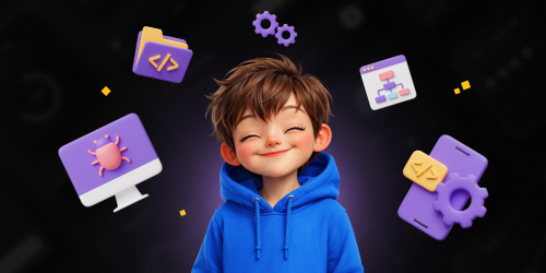 Идеальный сайт с нуля: код, дизайн и AI-помощник - КИБЕРшкола программирования для детей, компьютерные курсы для школьников, начинающих и подростков - KIBERone г. Новоалтайск